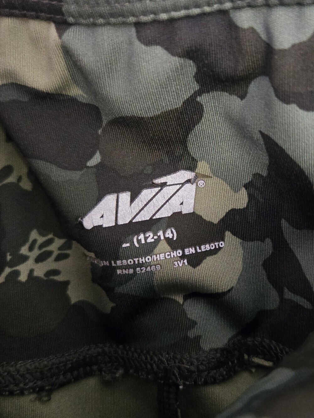 🌿 Avia Floral Camo Active Leggings | Size 12-14 | High Rise Pocket Leggings - Picture 6 of 6
